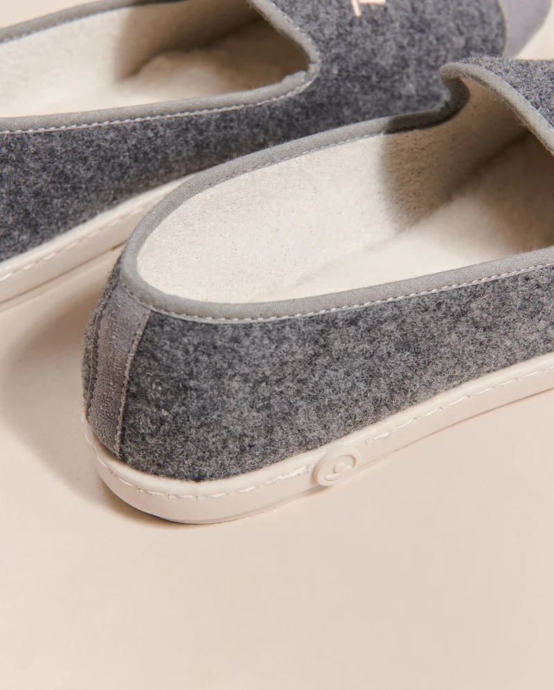 Chausson homme Papy cool x émoi émoi, gris