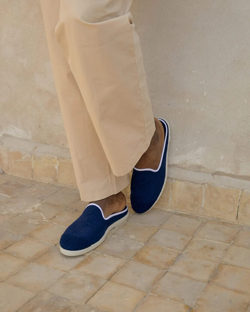 Mule homme Aime, marine