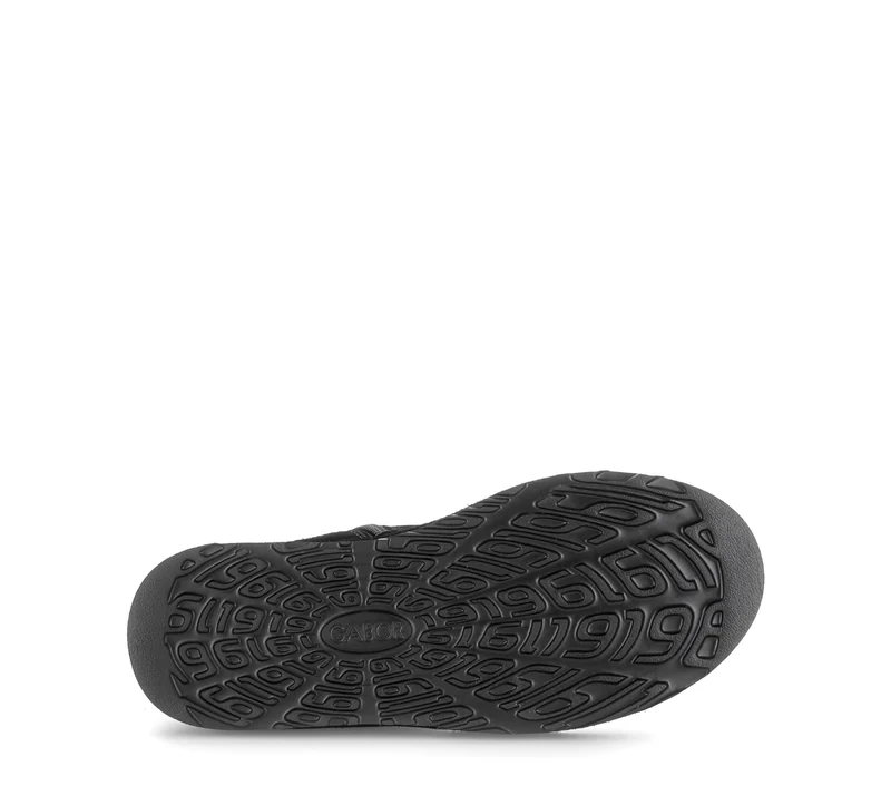 Bottines noires en cuir velours