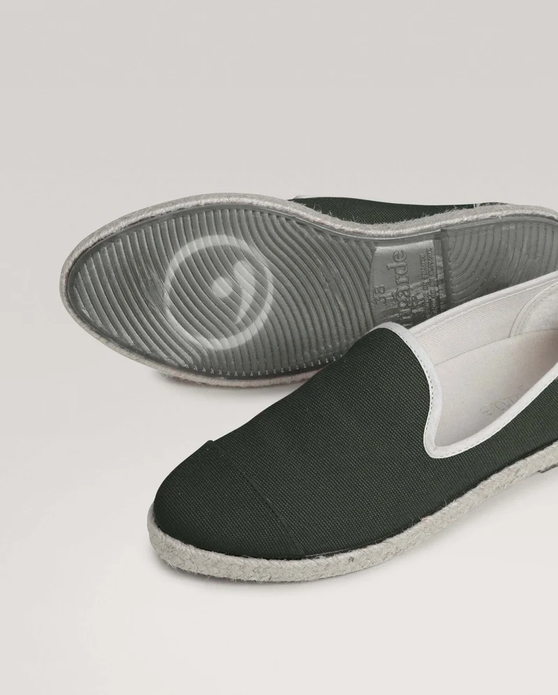 Espadrille homme Cenitz, coton kaki