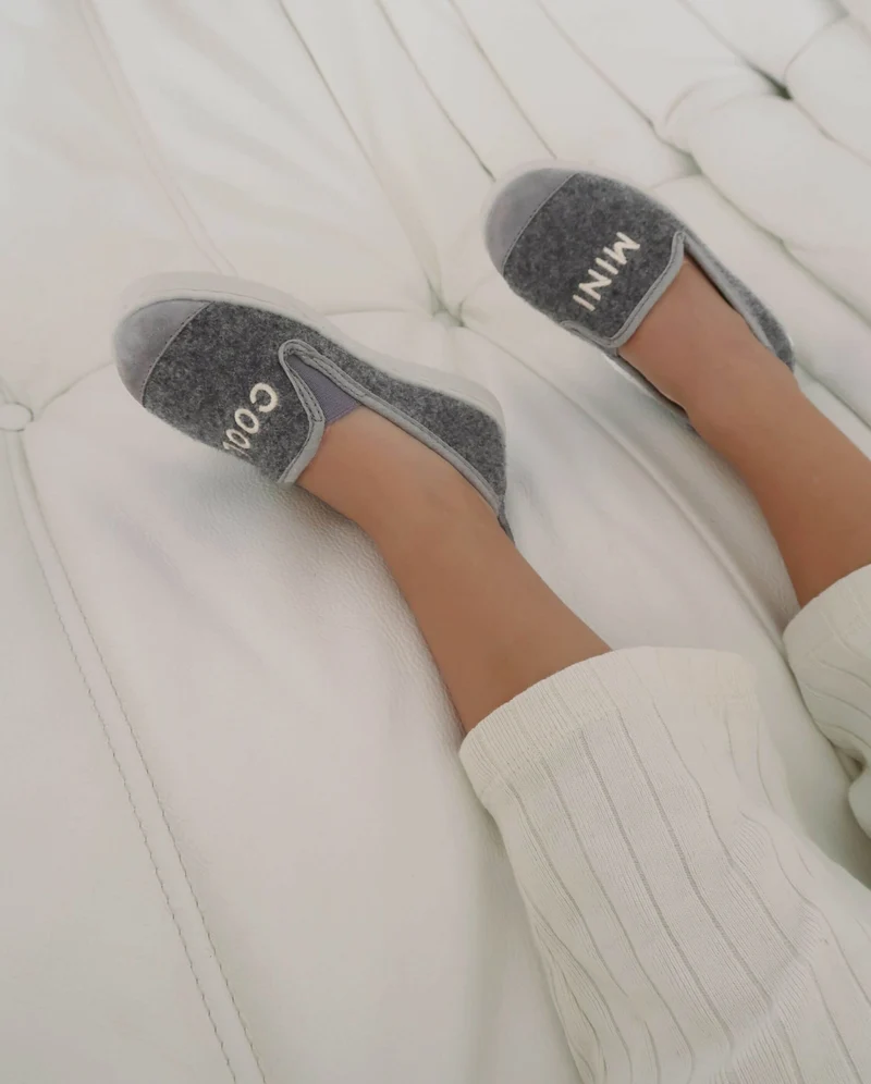 Chausson enfant Bruson, Mini cool x émoi émoi gris