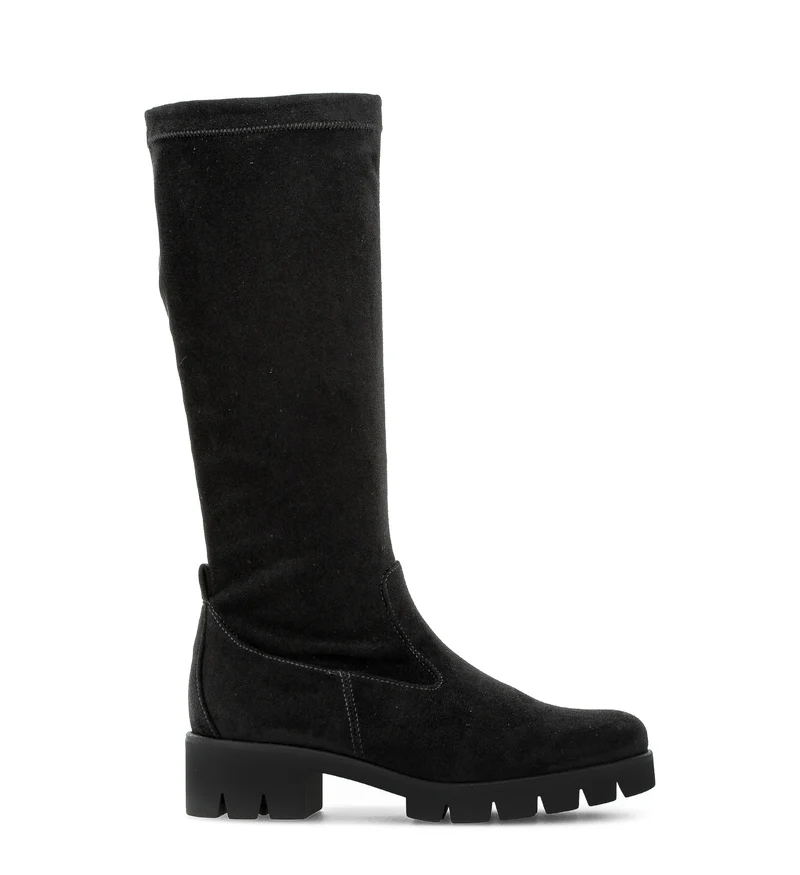 Bottes noires en velours