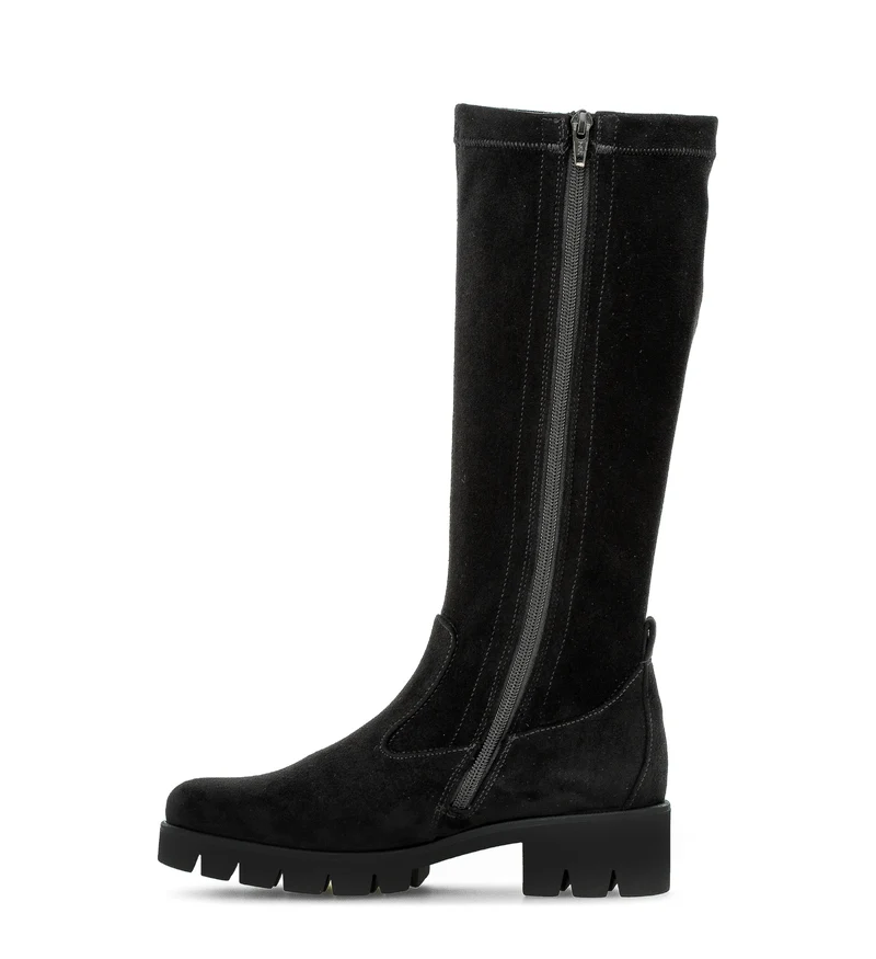 Bottes noires en velours
