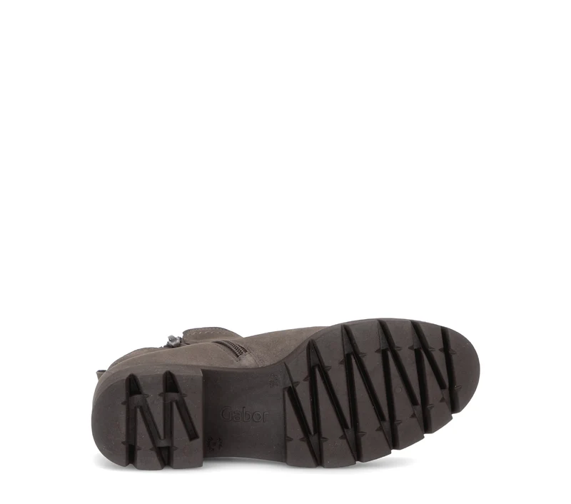 Bottines beiges en cuir velours