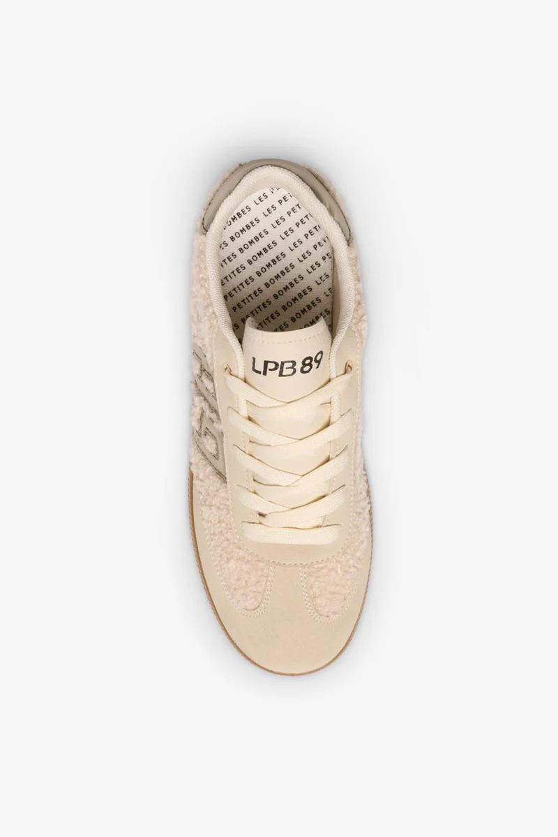 BASKETS 89 MAELLE BEIGE / DORE METAL