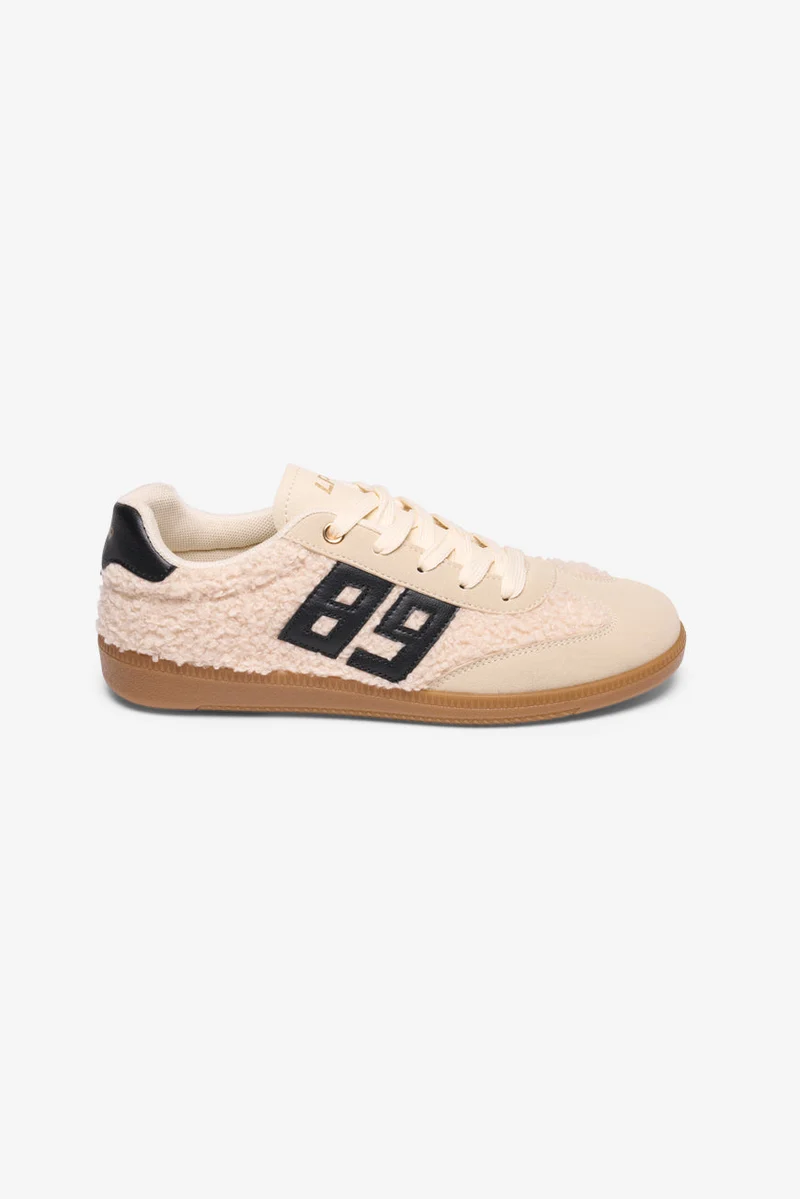 BASKETS 89 MAELLE BEIGE / NOIR