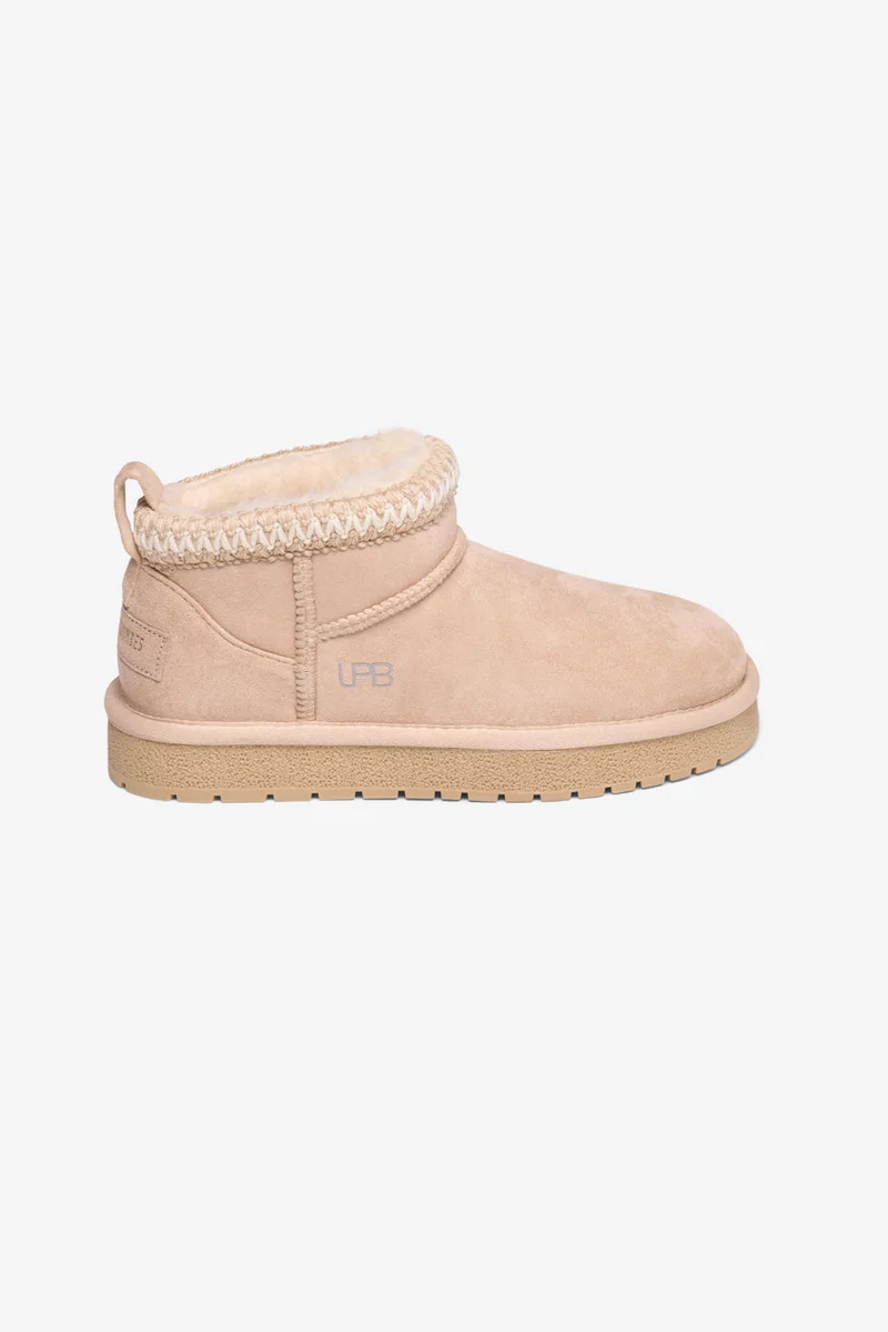 BOOTS FOURREES MELORA BEIGE GLITTER
