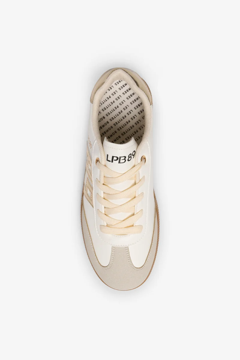 BASKETS 89 MARILIS BLANC / DORE METAL