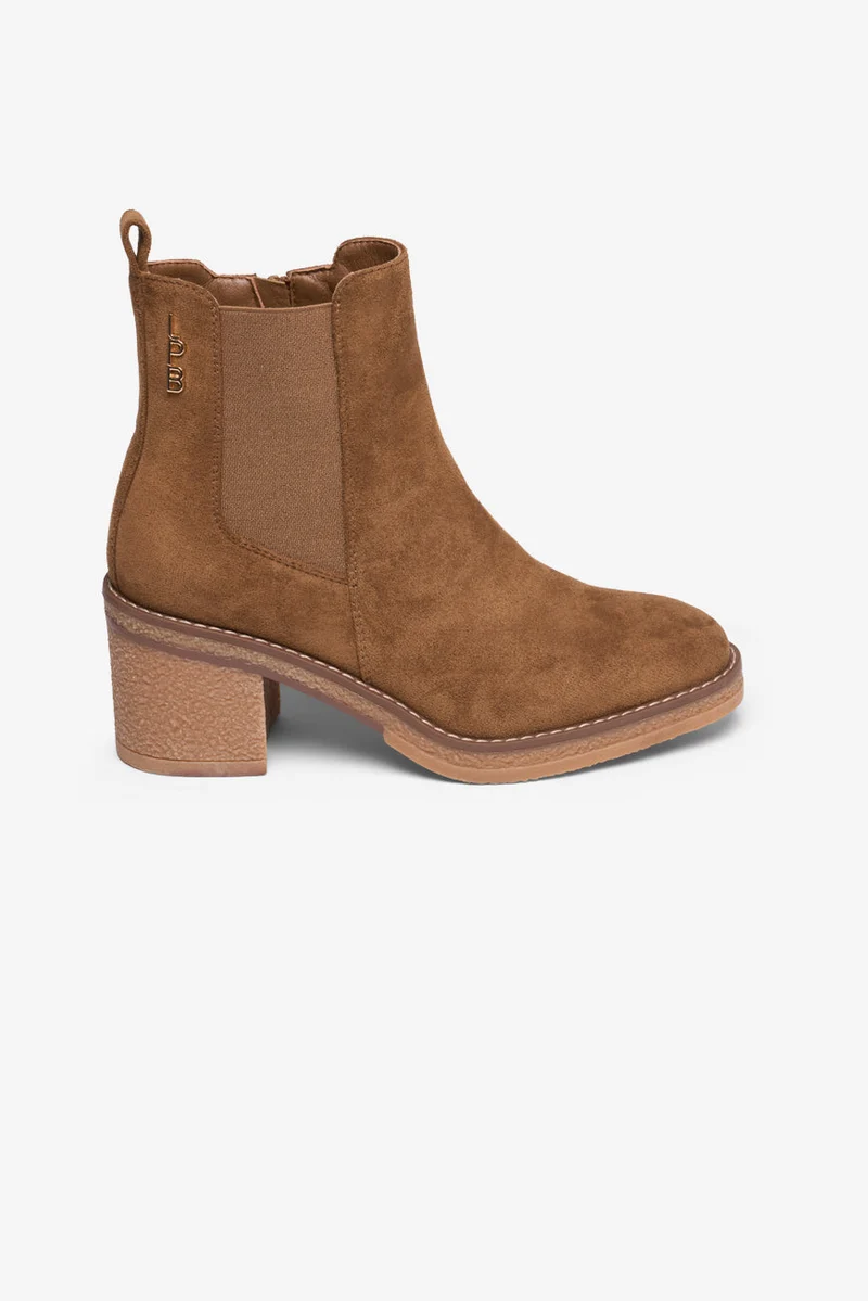 BOTTINES MAENA CAMEL SUEDINE
