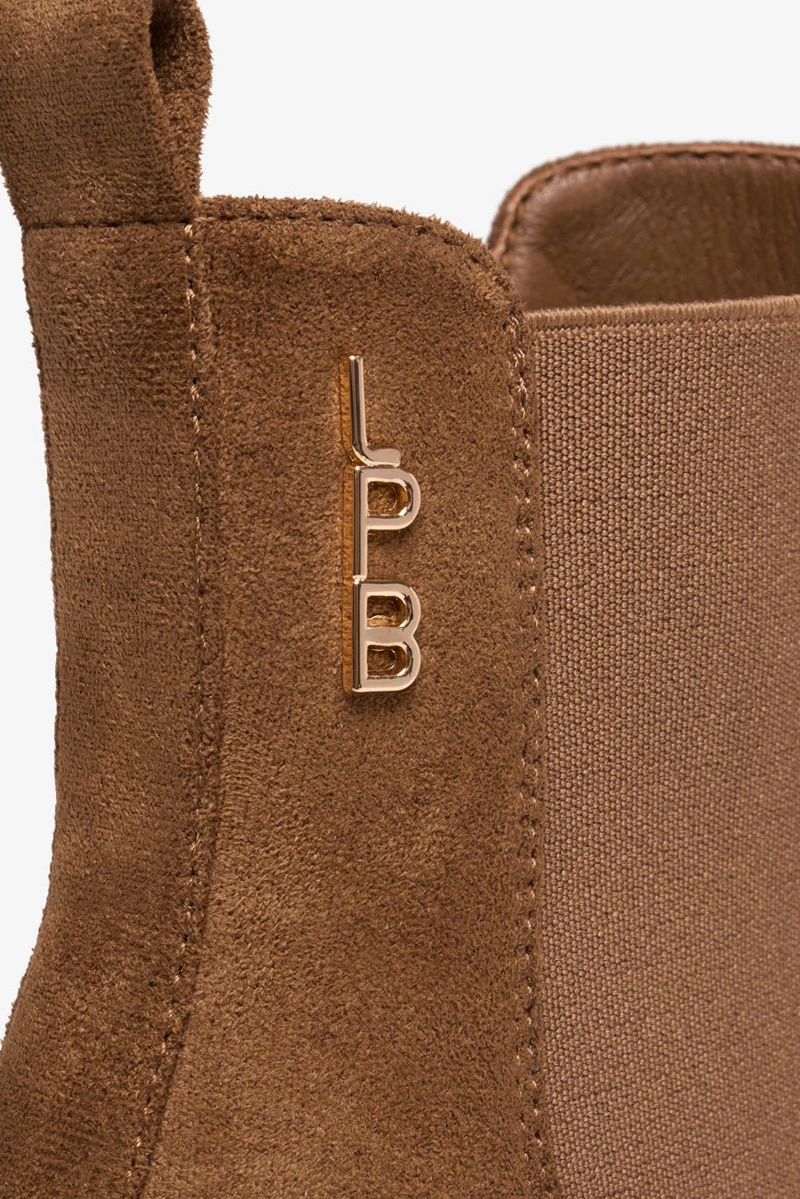 BOTTINES MAENA CAMEL SUEDINE