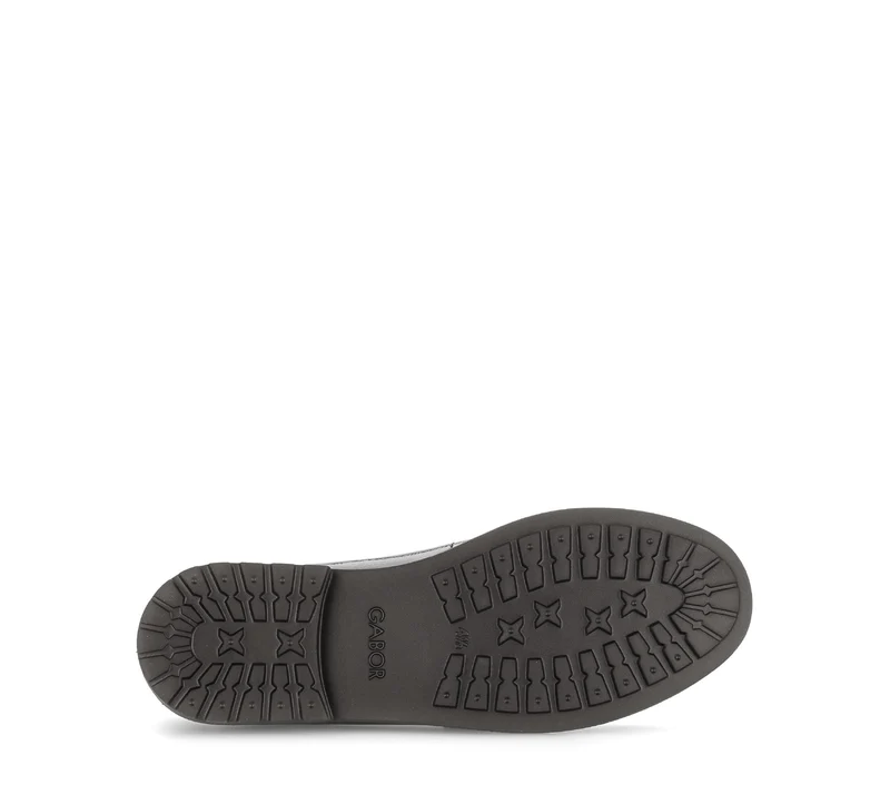 Mocassins noirs en nubuck et vernis