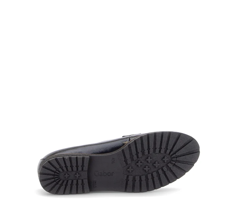 Mocassins bleus en cuirs combinés