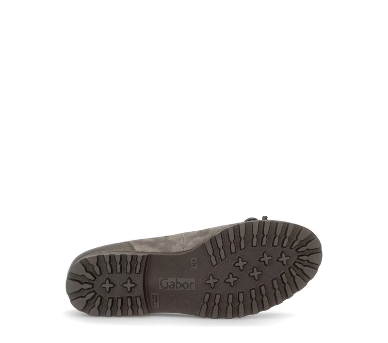 Ballerines beiges en cuirs combinés