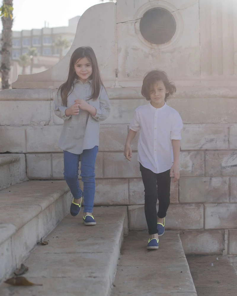 Espadrille enfant PET recyclé, collab' x Gili's