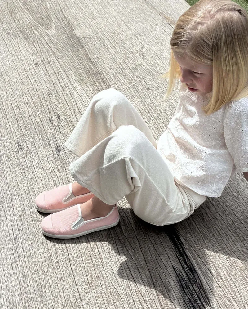 Espadrille enfant Cenitz, coton nude