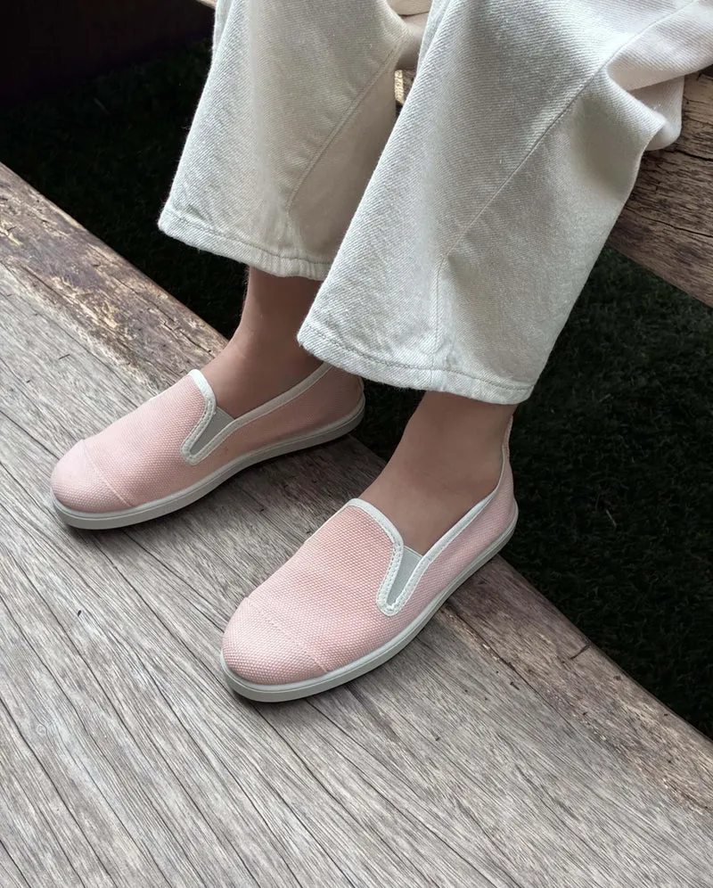 Espadrille enfant Cenitz, coton nude