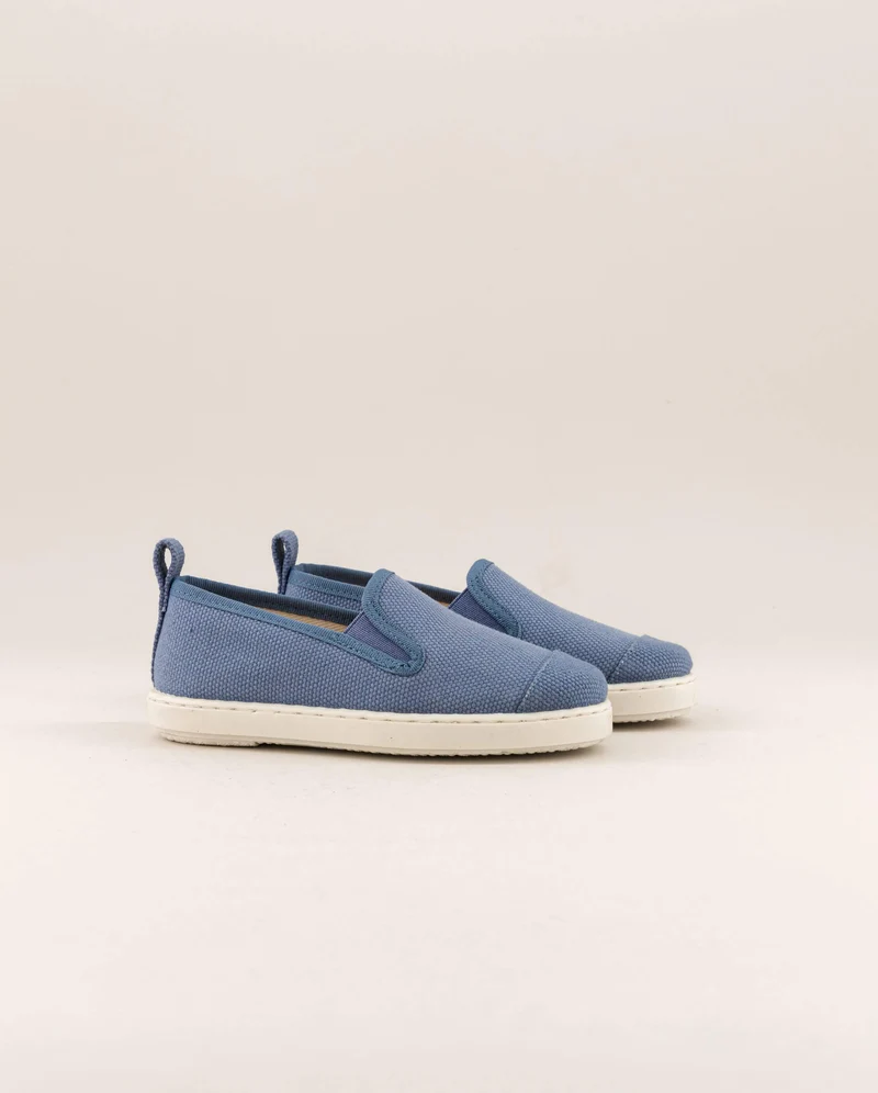 Espadrille enfant Cenitz, coton indigo