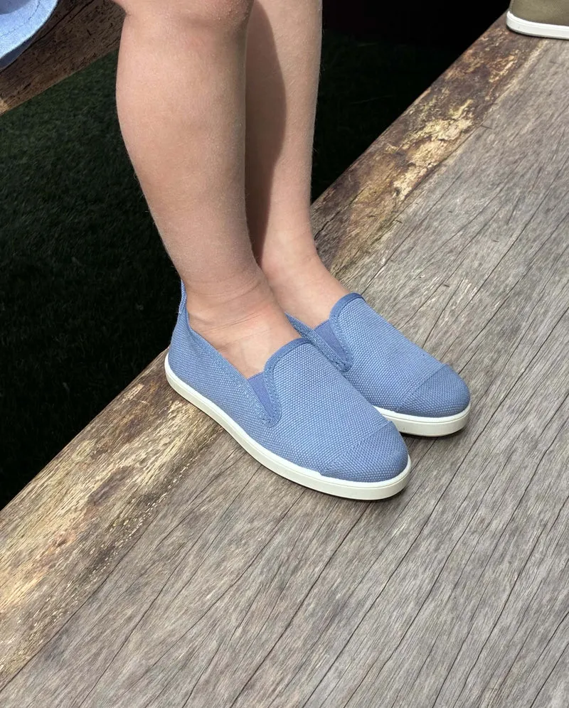 Espadrille enfant Cenitz, coton indigo