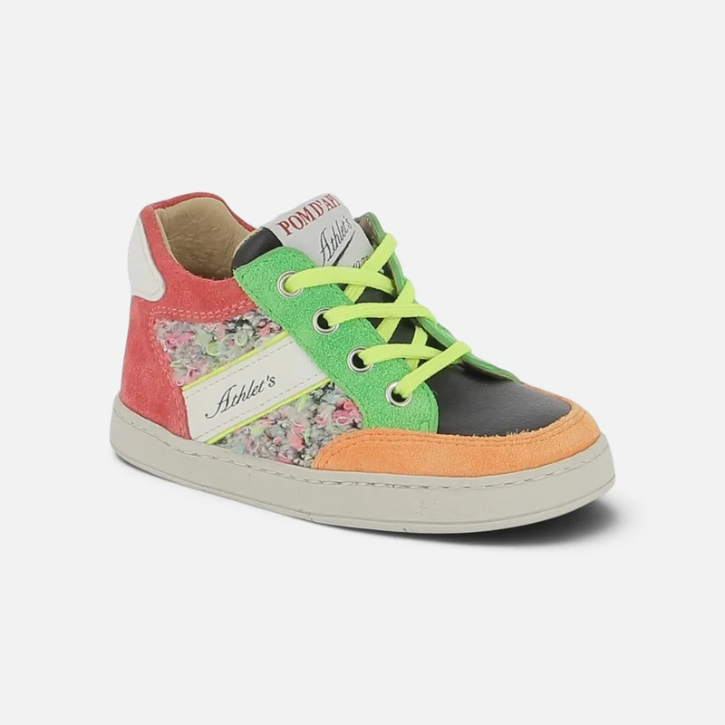 MOUSSE RACING - PUR NAPPA-BOUCL - NOIR-MULTI FLUO