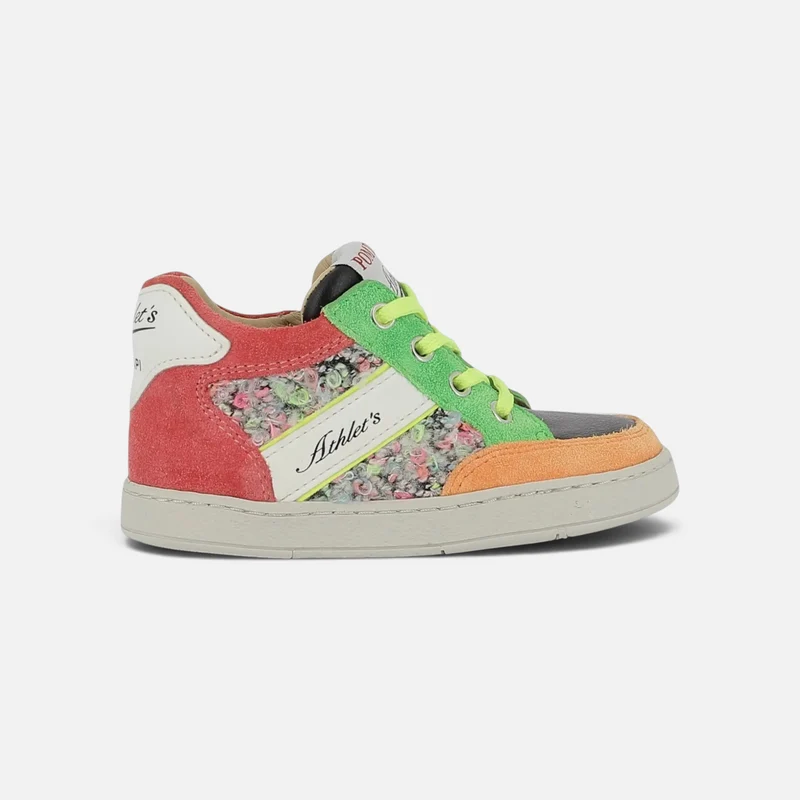 MOUSSE RACING - PUR NAPPA-BOUCL - NOIR-MULTI FLUO