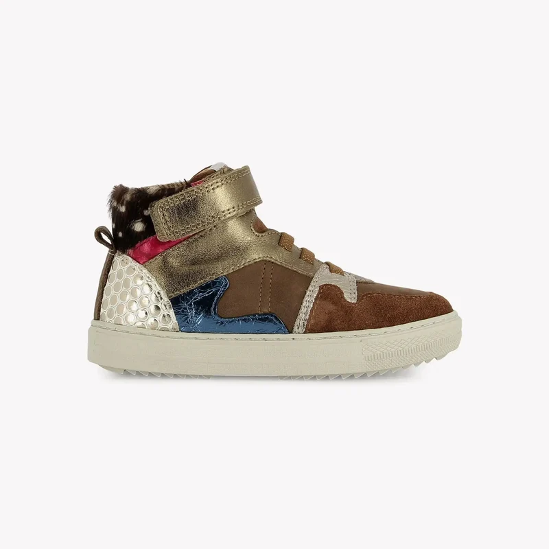 SWAG EASY STRAP - NAPPA-LAMINATO - BROWN-MULTI