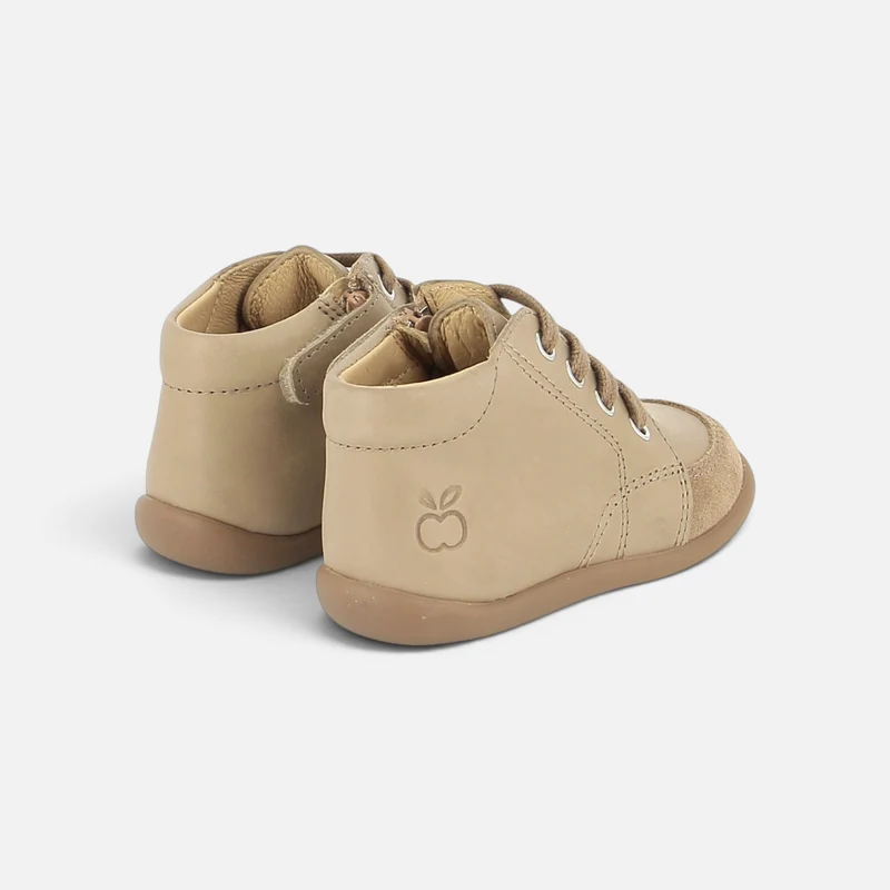 STAND-UP ZIPPY - NAPPA - CHAMOIS