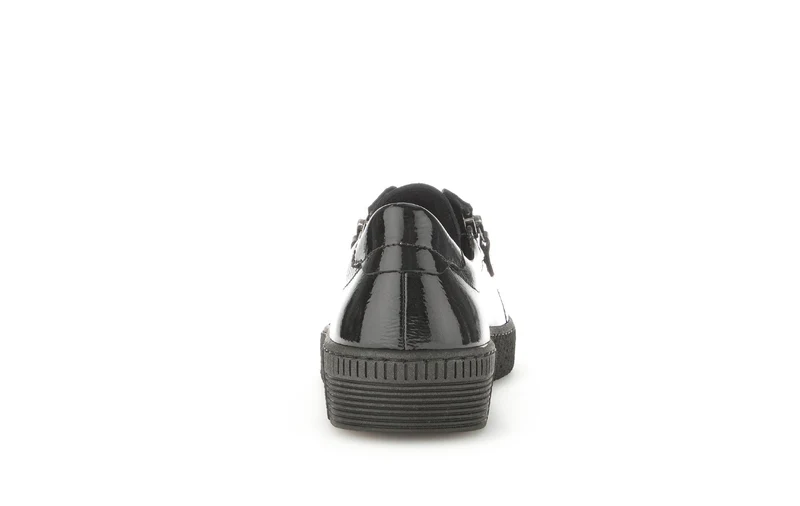 Baskets noires en cuir vernis