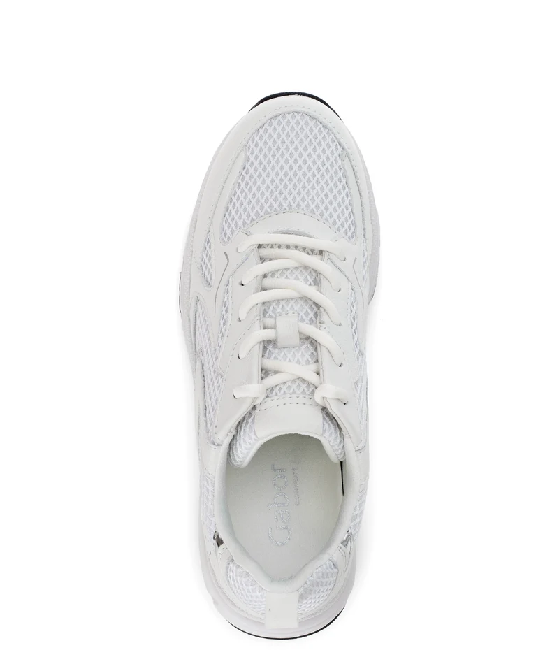 Baskets blanches en textile