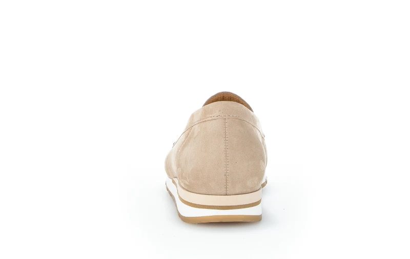 Ballerines beiges en nubuk