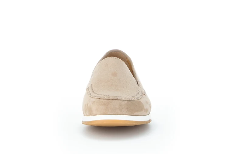 Ballerines beiges en nubuk