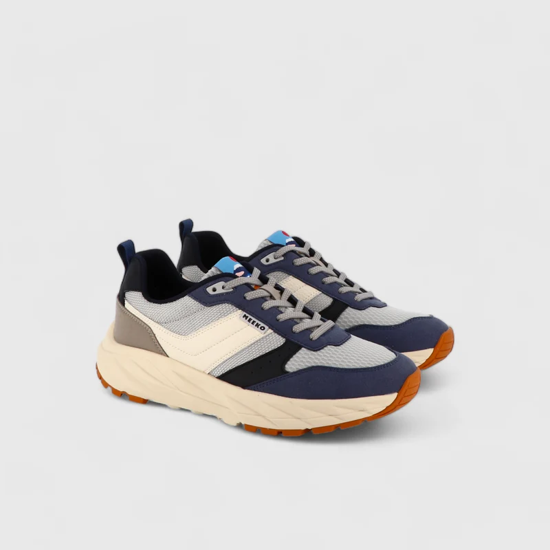 PONGO - NAVY - BASKETS TECHNIQUES ET DURABLES