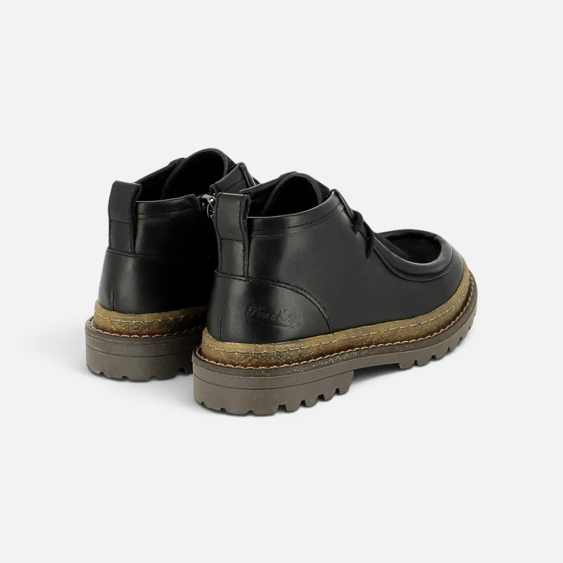 WALL ZIP MICKY - NAPPA-PONY - NOIR