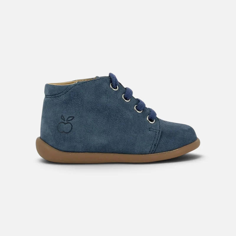 STAND-UP BOTTINE - NUBUCK - JEANS