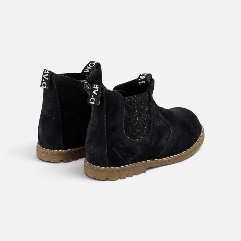 BOB ZIP FLO - VELOURS - NAVY
