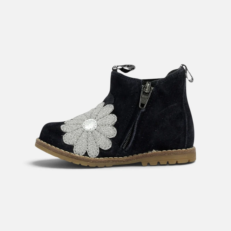 BOB ZIP FLO - VELOURS - NAVY