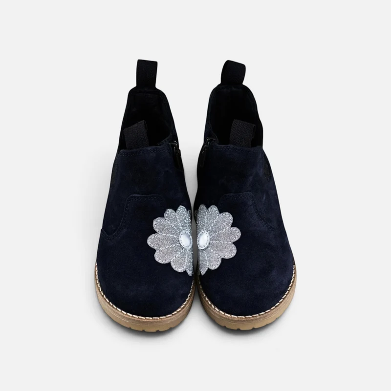 BOB ZIP FLO - VELOURS - NAVY