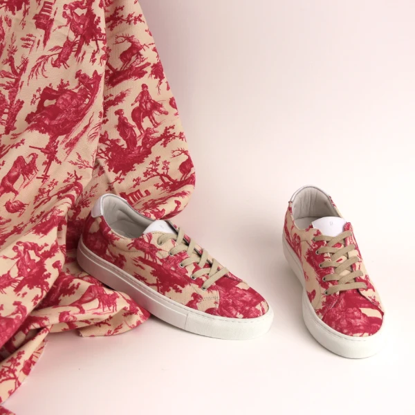 LACETS PLAISIRS DE LA CAMPAGNE ROSE