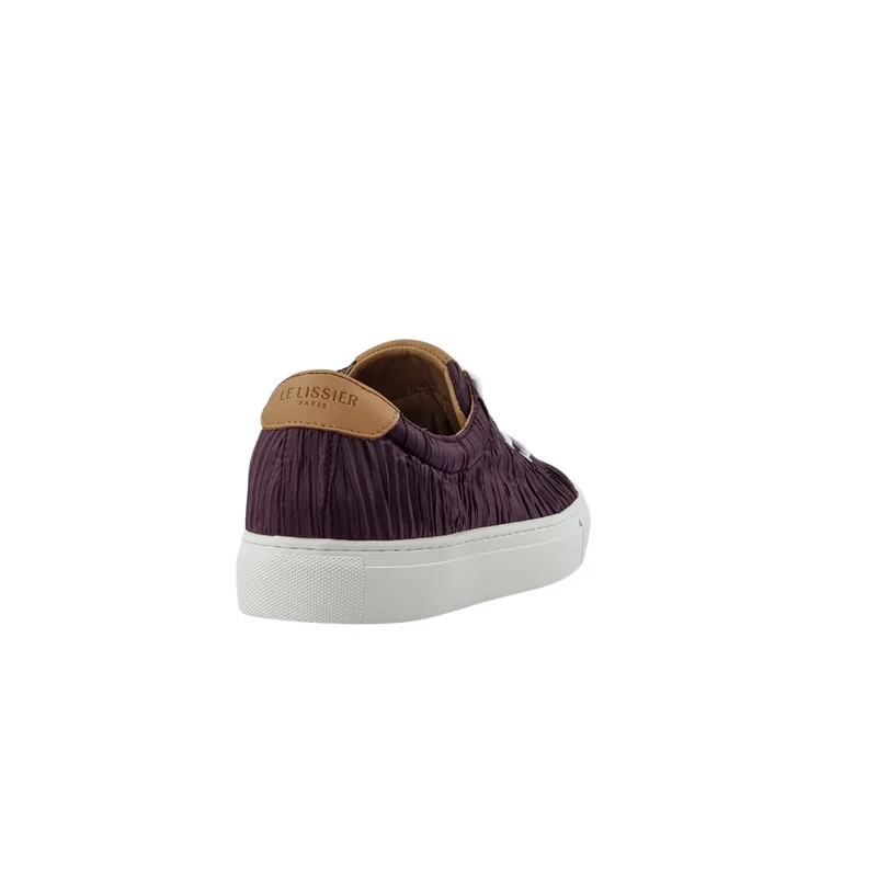 LACETS PLISSEE GRENAT