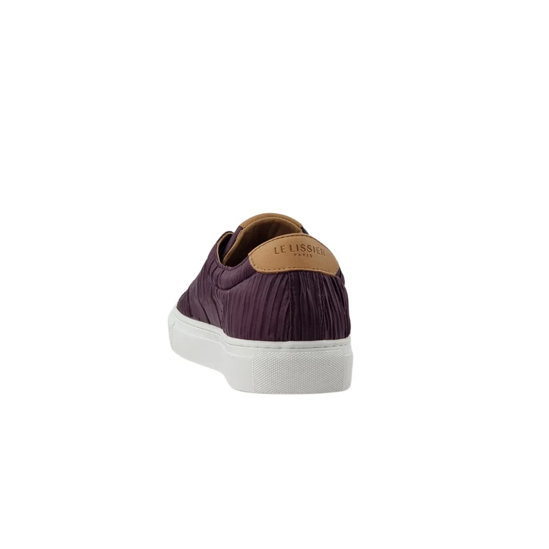 LACETS PLISSEE GRENAT