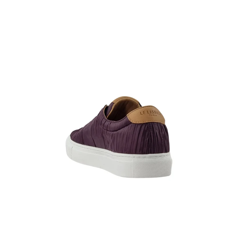 LACETS PLISSEE GRENAT