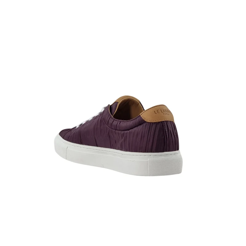 LACETS PLISSEE GRENAT