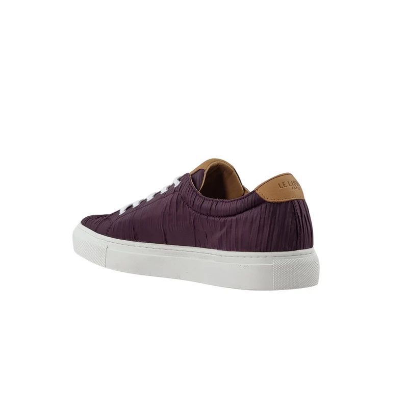 LACETS PLISSEE GRENAT