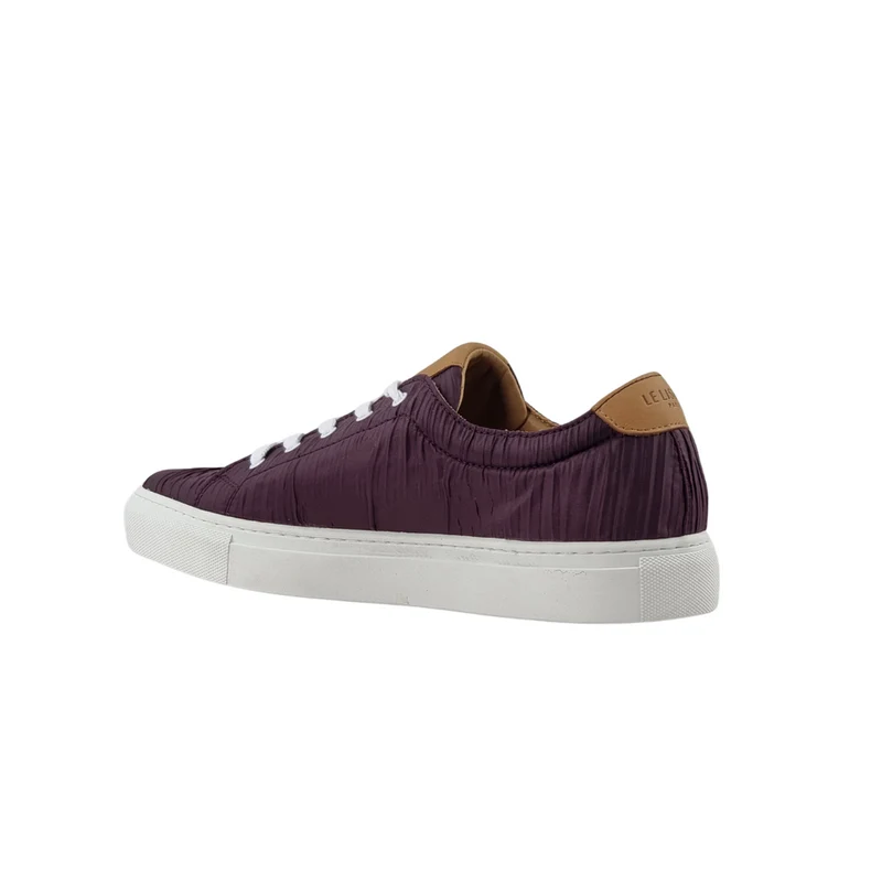 LACETS PLISSEE GRENAT