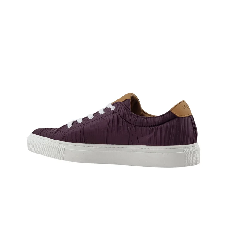 LACETS PLISSEE GRENAT