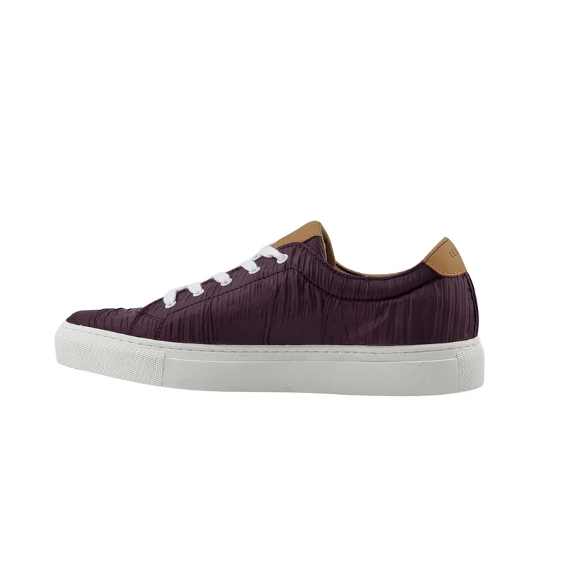 LACETS PLISSEE GRENAT