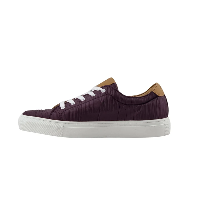 LACETS PLISSEE GRENAT