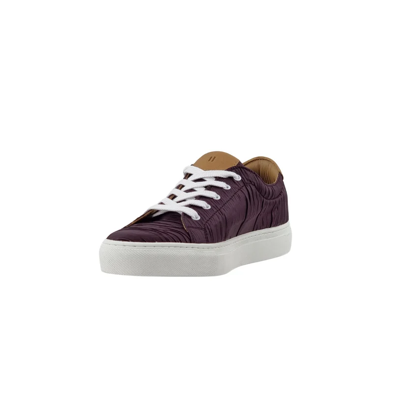 LACETS PLISSEE GRENAT