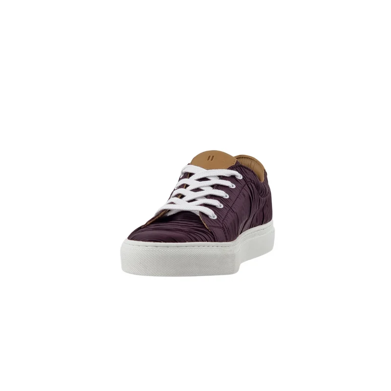 LACETS PLISSEE GRENAT