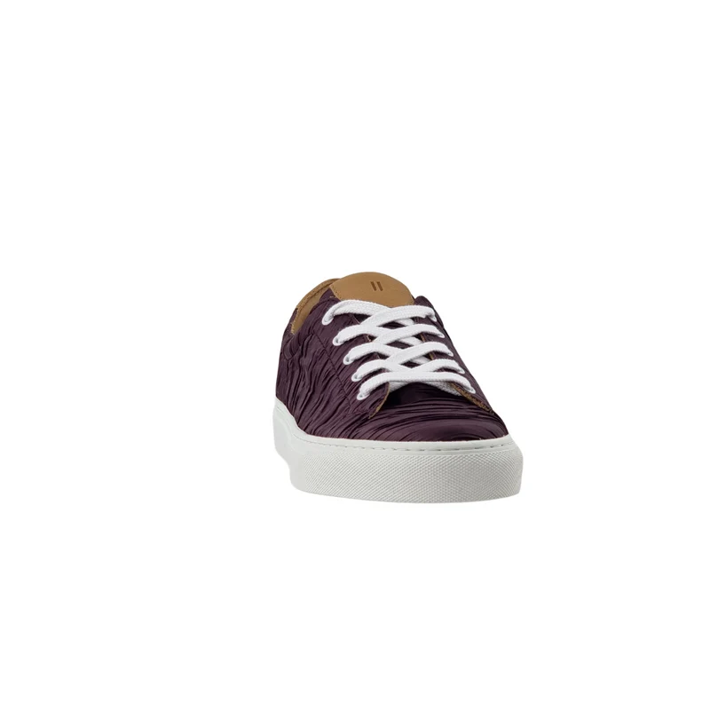 LACETS PLISSEE GRENAT