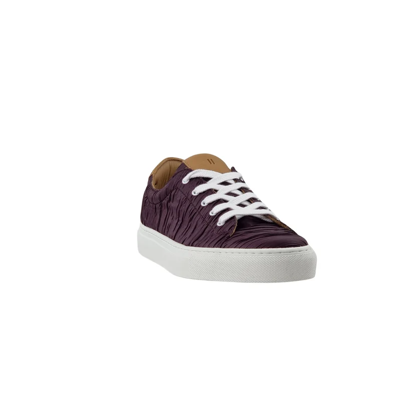 LACETS PLISSEE GRENAT